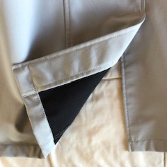 Calvin Klein lined dove grey zippered trench coat - medium - Picture 13 of 16